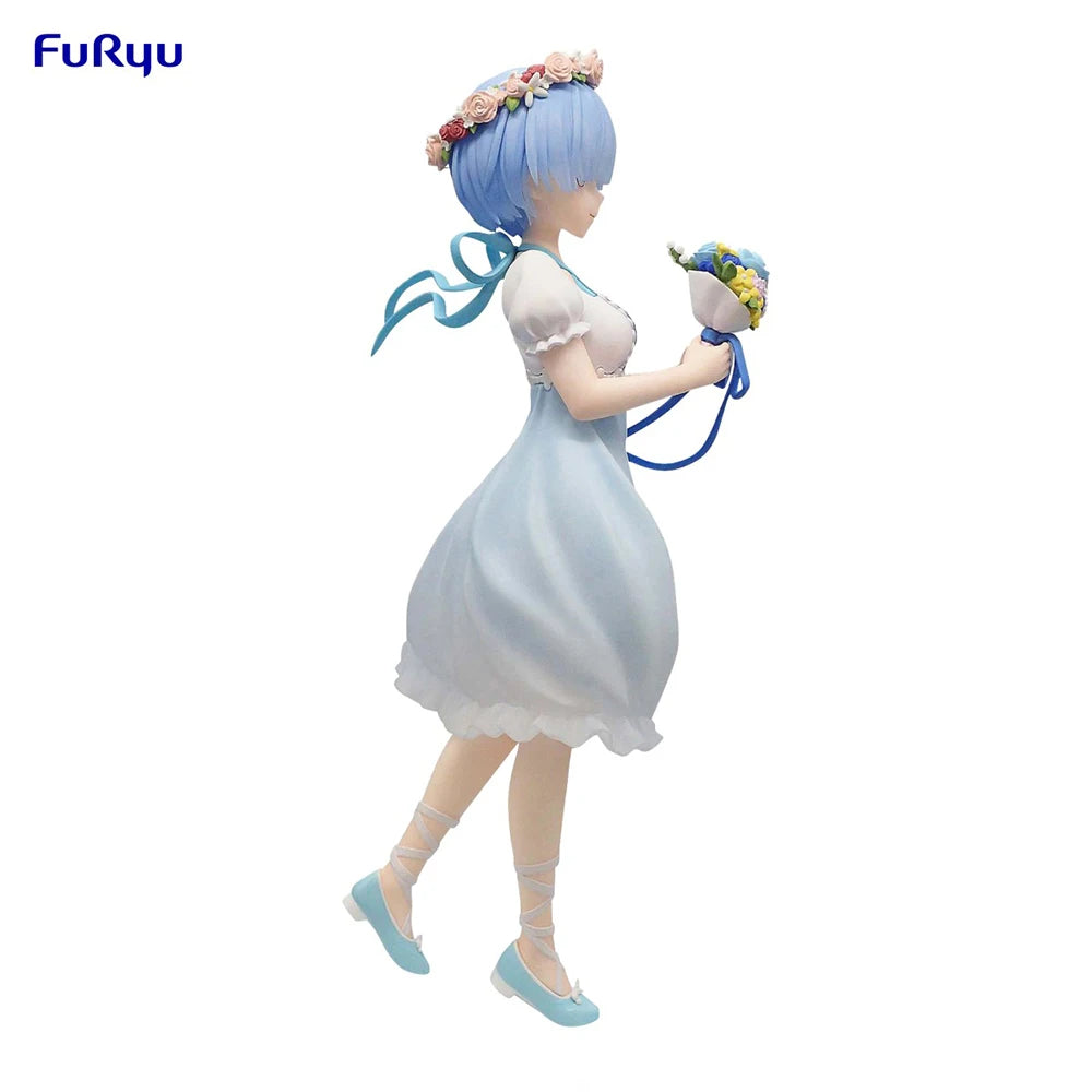 100 % Original FuRyu Trio-Try-iT Figur Re:Zero Kara Hajimeru Isekai Seikatsu Rem Anime Figur Action Figur Modell Dekoration