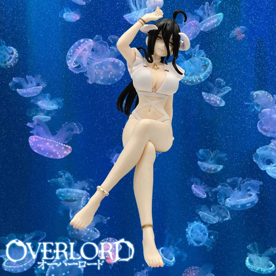 16см Overlord Albedo Swimwear PVC аниме екшън фигурки модели колекция орнаменти аниме карикатура модел играчка подарък на склад