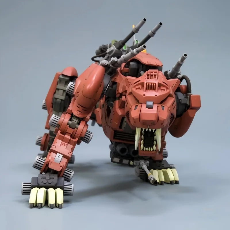In Stock Anime Zoids Bt Model Js003 Long Toothed Lion 1:72 Mechanical Beast Action Figure Collect Toy Model Holiday Gifts