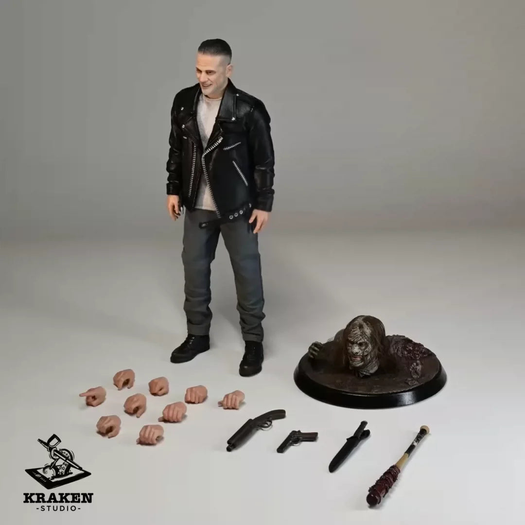 In Stock Authentic Kraken Studio 1/12 Scale The Walking Dead Whisperers Negan 6-Inch Articulated Action Figure