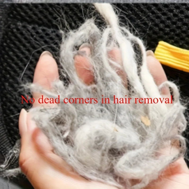 Anti Static Pet Gloves Reusable Double Sided for Furniture Car and Clothing Machine Washable Pet Hair Removal Cleaning Tool