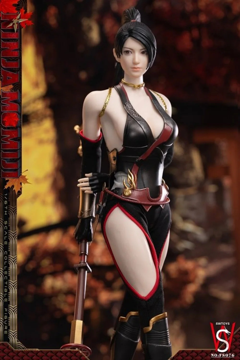 In Stock SWTOYS FS076 1/6 Scale NINJA MOMIJI Replaceable Hand Shape Full Set 12inchs Action Figure Model Toys Gifts