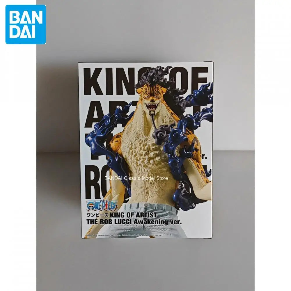 Genuine Official Anime Figures Banpresto King of Artist One Piece Rob Lucci Figuras Anime Boxed Model Special Offer Discount