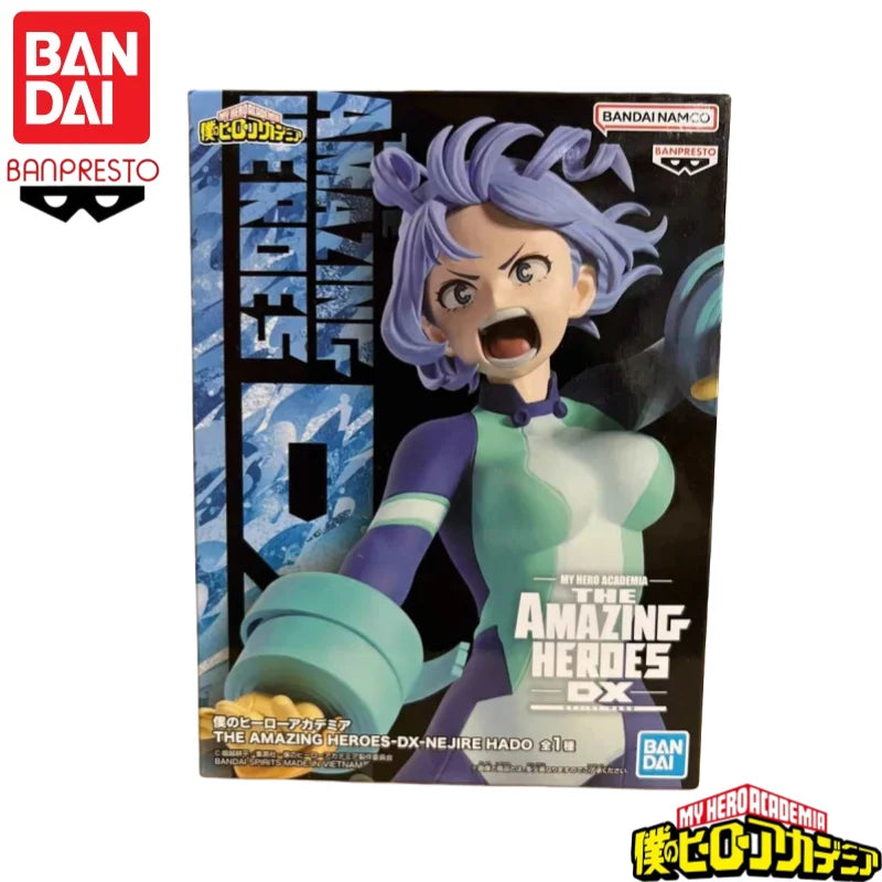 In Stock Original Bandai Banpresto My Hero Academia Hado Nejire Anime Characters Model Toy Birthday Present Garage