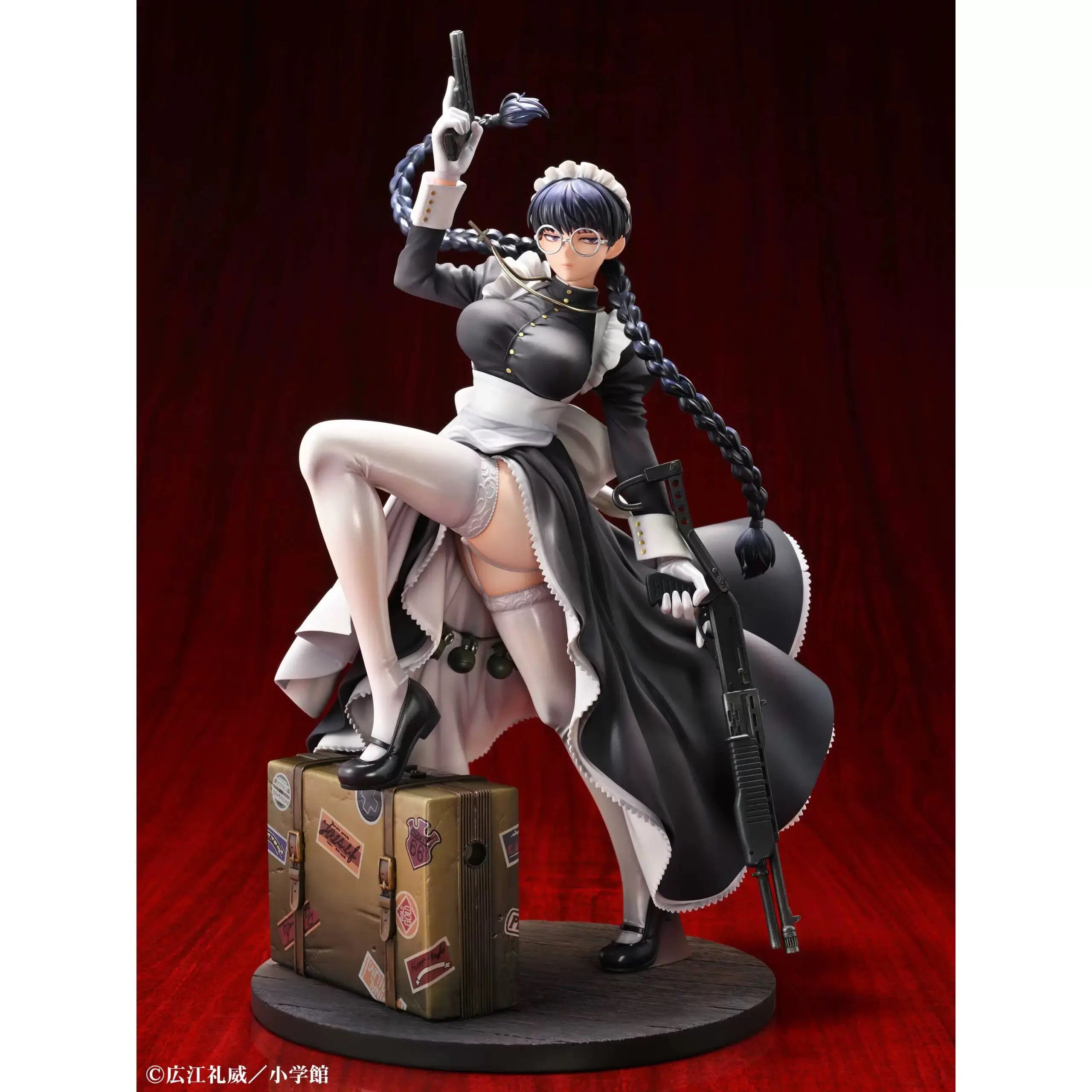 Original MEDICOS 1/7 Roberta 29CM PVC Anime Figure Black Lagoon Collectible Statue Model (Bonus Available)