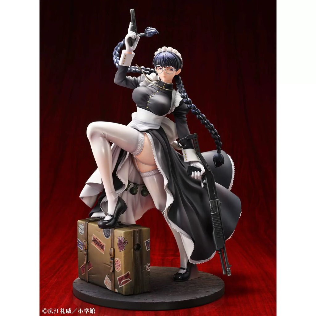 Original MEDICOS 1/7 Roberta 29CM PVC Anime Figure Black Lagoon Collectible Statue Model (Bonus Available)