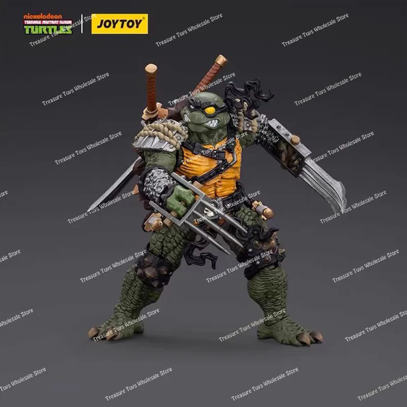 Auf Lager JOYTOY 1/18 TMNT Figur JT00881 JT01000 JT01017 Krang Slash Tokka Anime Actionfiguren Figuren Modelle Spielzeug Geschenke