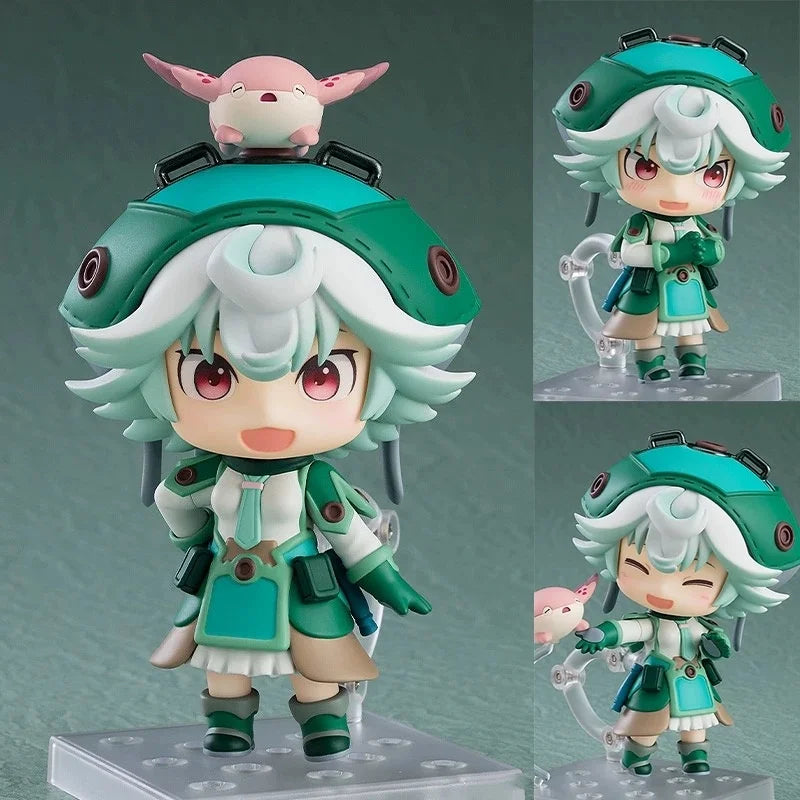 10cm Q Version Made In Abyss Riko Reg 1053# 1054# Anime Peripheral Action Figure Toys Doll Gift Desktop Decoration Fans Gifts