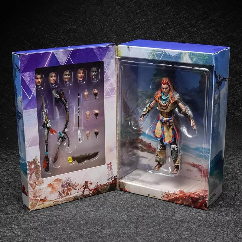 Original God Of War 5 Model Aloy Varl Atreus Anime Action Figure Toys Game Figuras Peripheral Collection Desktop Ornaments Gifts