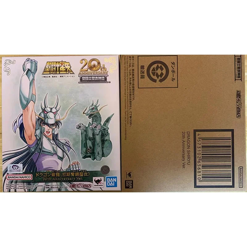 100% Original BANDAI Saint Cloth Myth DRAGON SHIRYU 20th Anniversary Ver PVC In Stock Anime Action Collection Figures Model Toys