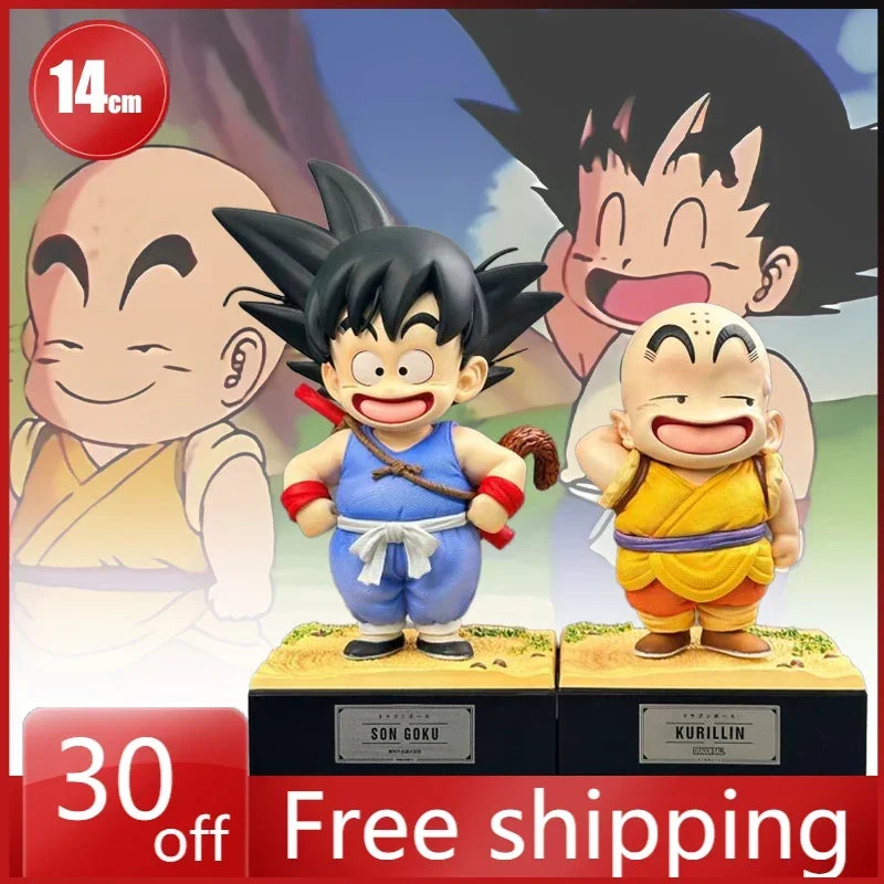 Dragon Ball JT Unlimited Childhood Wukong Kelin Youth Q Edition Boxed Handmade Doll Car Ornament Model