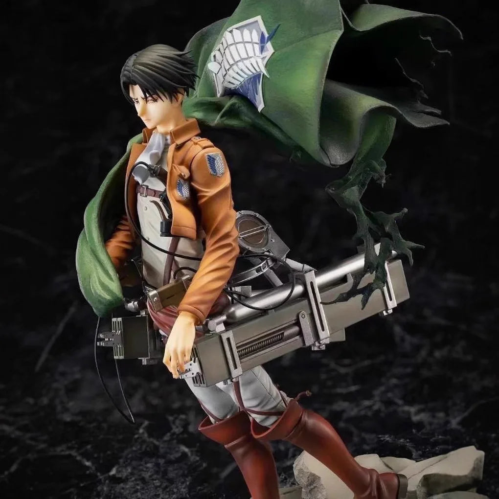 Dynamische stehende Pose Anime Captain MAX-Serie Figur mit detailliertem Umhang Sculpting Sammler Charaktermodell