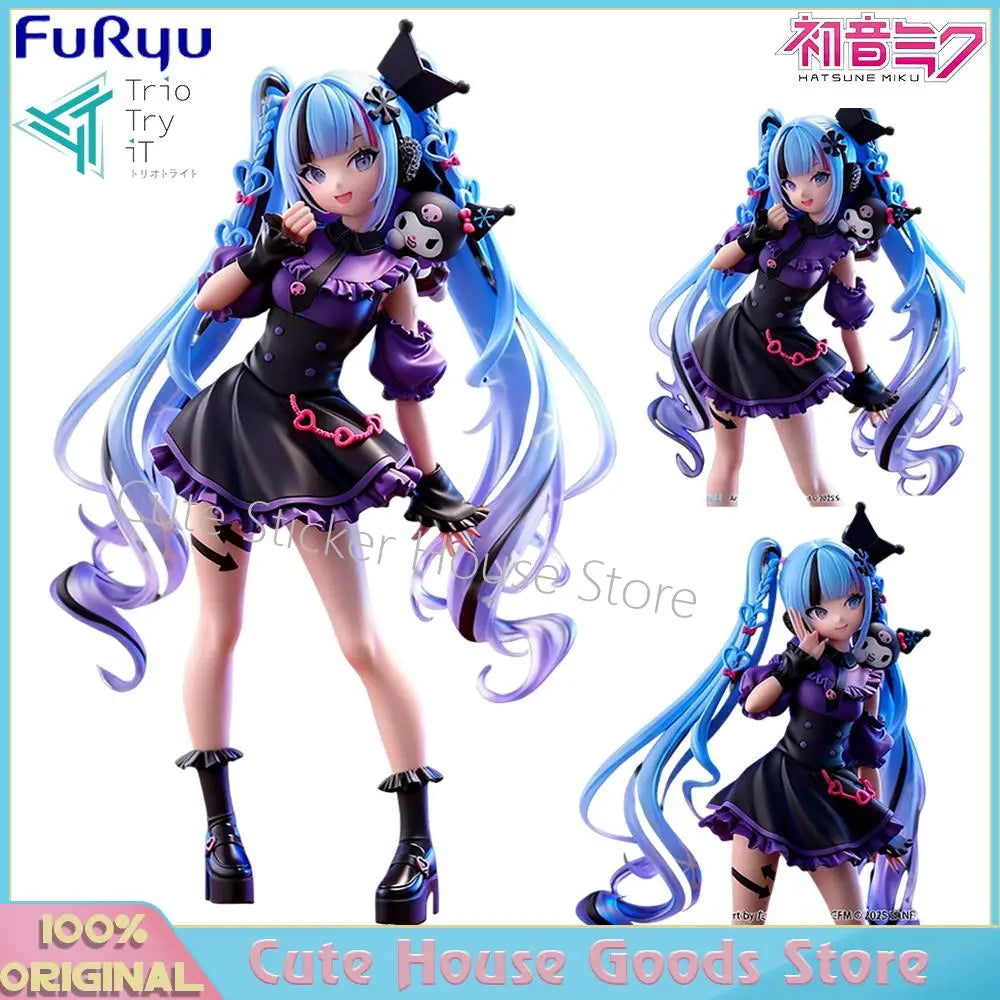 Trio-Try-iT Snow Miku × Kuromi Collaboration Figure