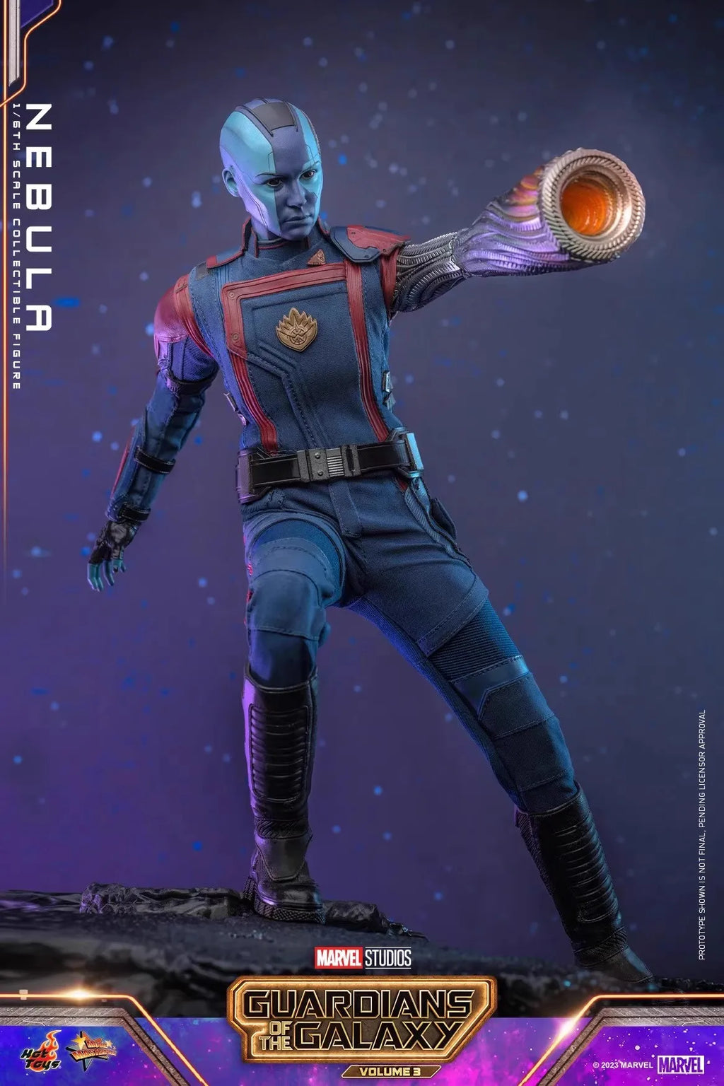 Hot Toys 1/6 Nebula Mms714 Guardians Of The Galaxy Vol. 3 Nebula (2.0) Anime Figure Collection Model Christmas Toy