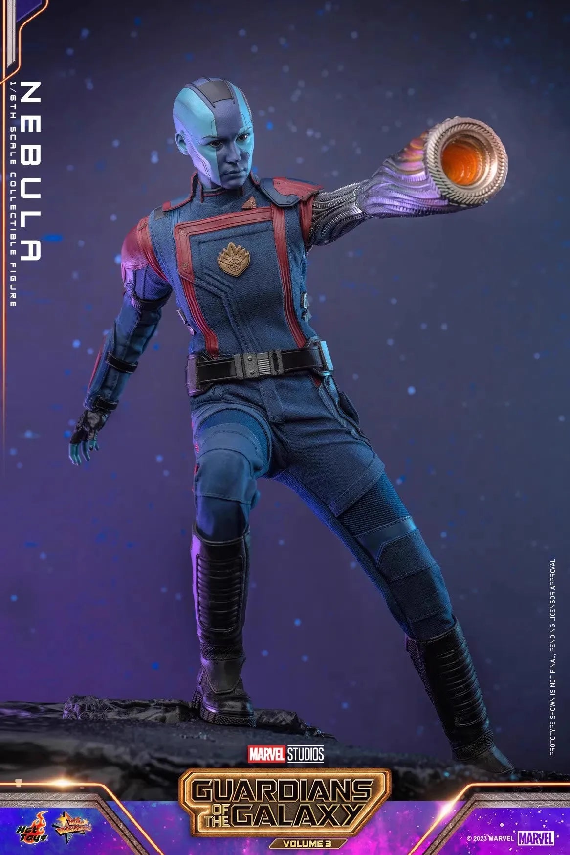 Hot Toys 1/6 Nebula Mms714 Guardians Of The Galaxy Vol. 3 Nebula (2.0) Anime Figure Collection Model Christmas Toy