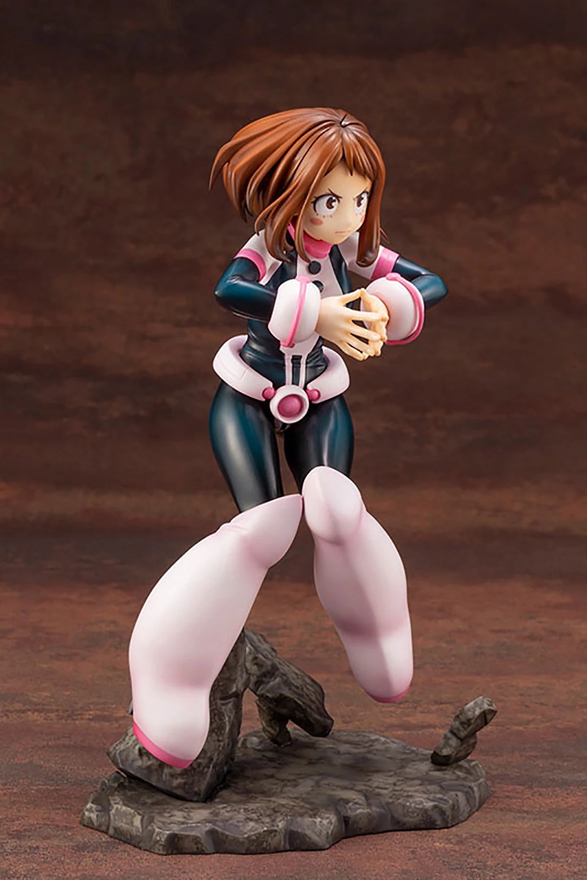 Original Genuine Kotobukiya Prepainted ARTFX J Boku No Hero Academia Uraraka Ochaco 1/8 H=21cm Anime Character Figure Decoration