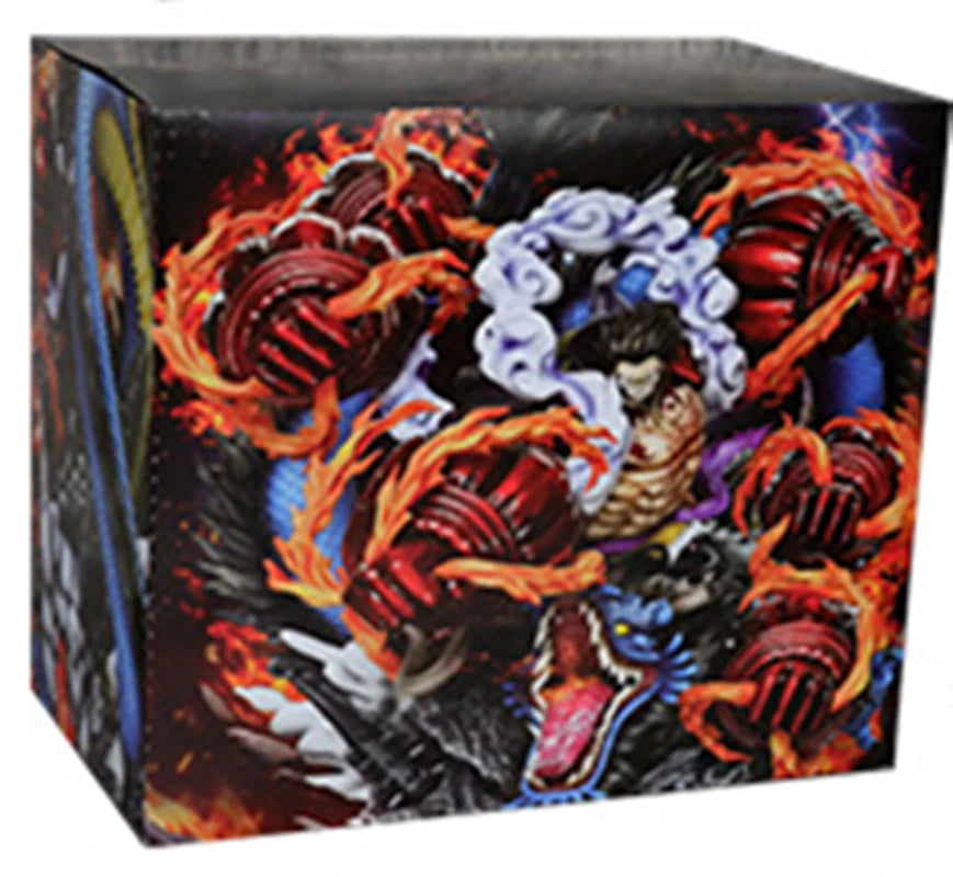 Anime One Piece Gear Vierte Kong Orgel Luffy VS Kaido Battle Ver. GK PVC Actionfigur Statue Sammlermodell Kinderspielzeug Puppe