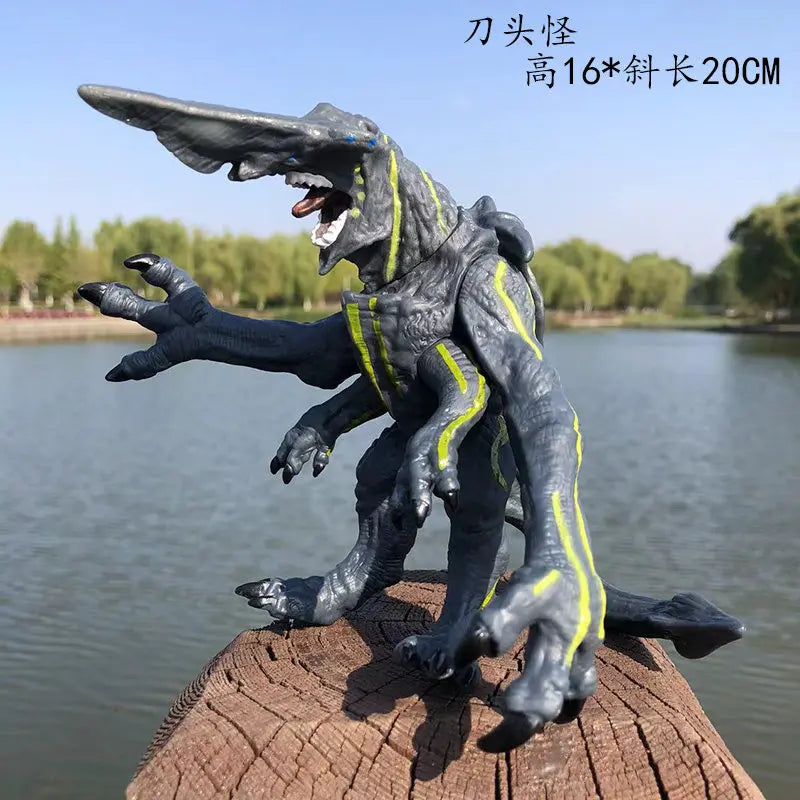 2025 New Monsters Scunner Leathback Mega Kaiju Trespasser Knifehead Figurine Pacific Rim Action Figure Model Boys Gifts Toys
