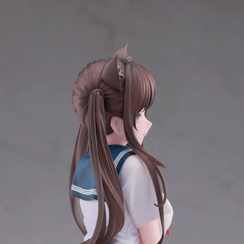 20cm After School Cat Ear ChunMoMo Anime Girl Figure Chun Momo Action Figure Tamomo Figurine Japanese Collectible Model Doll Toy