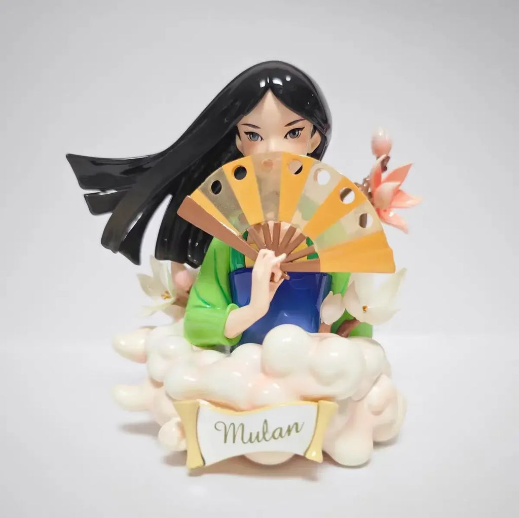 Disney Princess Art Bust Series Anime Action Figures Art Gallery Collection Decoration Statue Desk Ornament Toys Birthday Gift