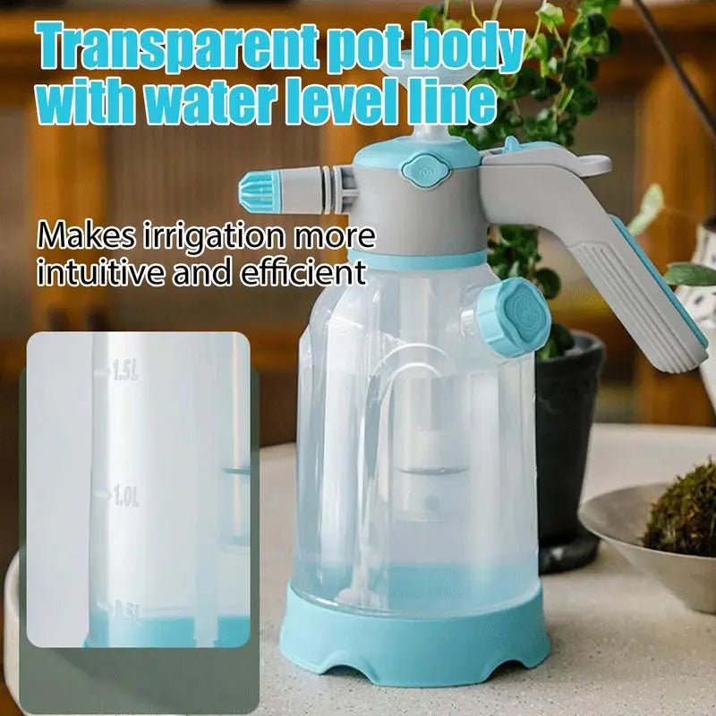 Garden Watering Can Watering Cans For Outdoor Plants Mister Sprinkler 2 Modes Portable Waterproof Bottle Pitcher For Patio Yard