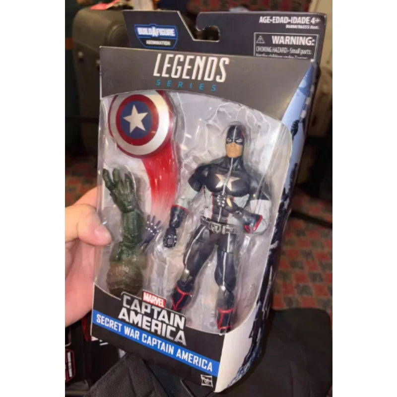 Original Hasbro Marvel Legends Series SECRET WAR CAPTAIN AMERICA Anime Figure Toy Collection Model