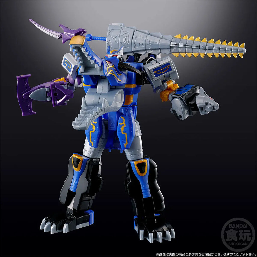 BANDAI SMP Hyakujuu Sentai Gaoranger GaoHunter Justice Blue Moon Anime Action Figures Assembly Model Toy