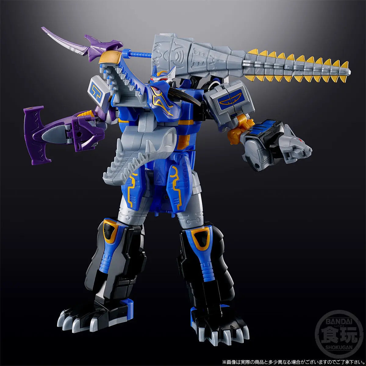 BANDAI SMP Hyakujuu Sentai Gaoranger GaoHunter Justice Blue Moon Anime Action Figures Assembly Model Toy