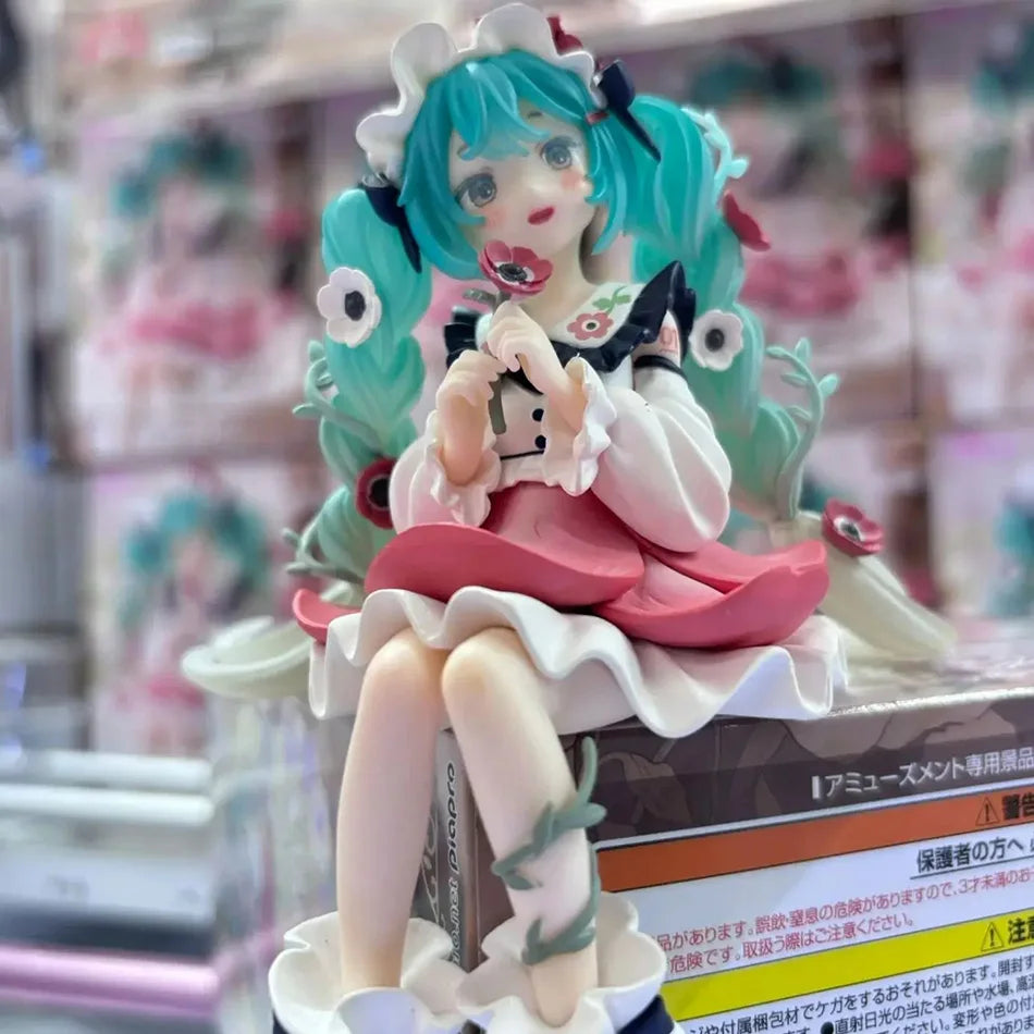 Anime Figure Hatsune Miku Toys Flower Fairy Collection MIKU Kawaii Cartoon PVC Action Figurine Model Dolls Birthdays Gifts Kids