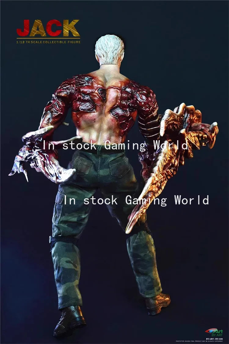 Adults Fun in Stock BY-ART 1/12 Resident Evil Jack Krauser Jack Krauser Action Figure BY-G04 Toy Collection Gift