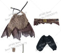1/12 Scale Collectible Figure Hellboy Plush Cloak Belt Pants Clothing Set For 6Inch Men Soldier Action Figure Model Dolls