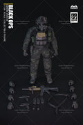 In Stock HASUKI SA01 1/12 Scale Male Soldier Black Ops SALVO Series Unkown Operator 6inch Action Figure Doll Collection