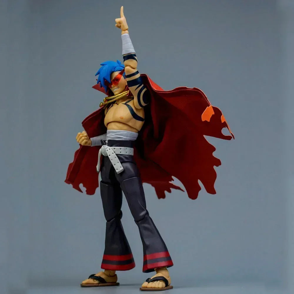 ANIPLEX Original BUZZmod Kamina  Action Figure Anime Tengen Toppa Gurren-Lagann Character Model Toy Gift Collection