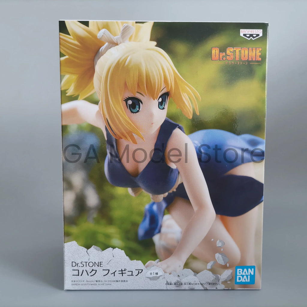 Bandai Original Banpresto Anime DR. STONE Amber Actionfigur Sexy Mädchen Kohaku Figur Sammlung Modell Spielzeug Puppe Ornamente Geschenk