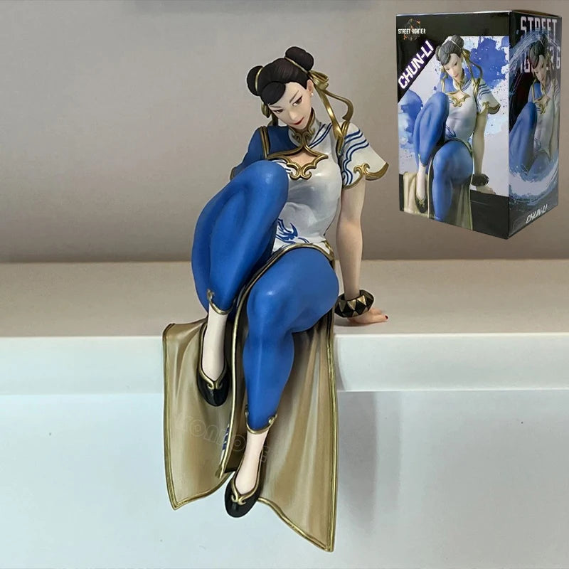 14cm Street Fighter Chun Li Anime Game Figure Ryu/Ken Masters Action Figure Guile/Zangief Figurine Collectible Model Doll Toys