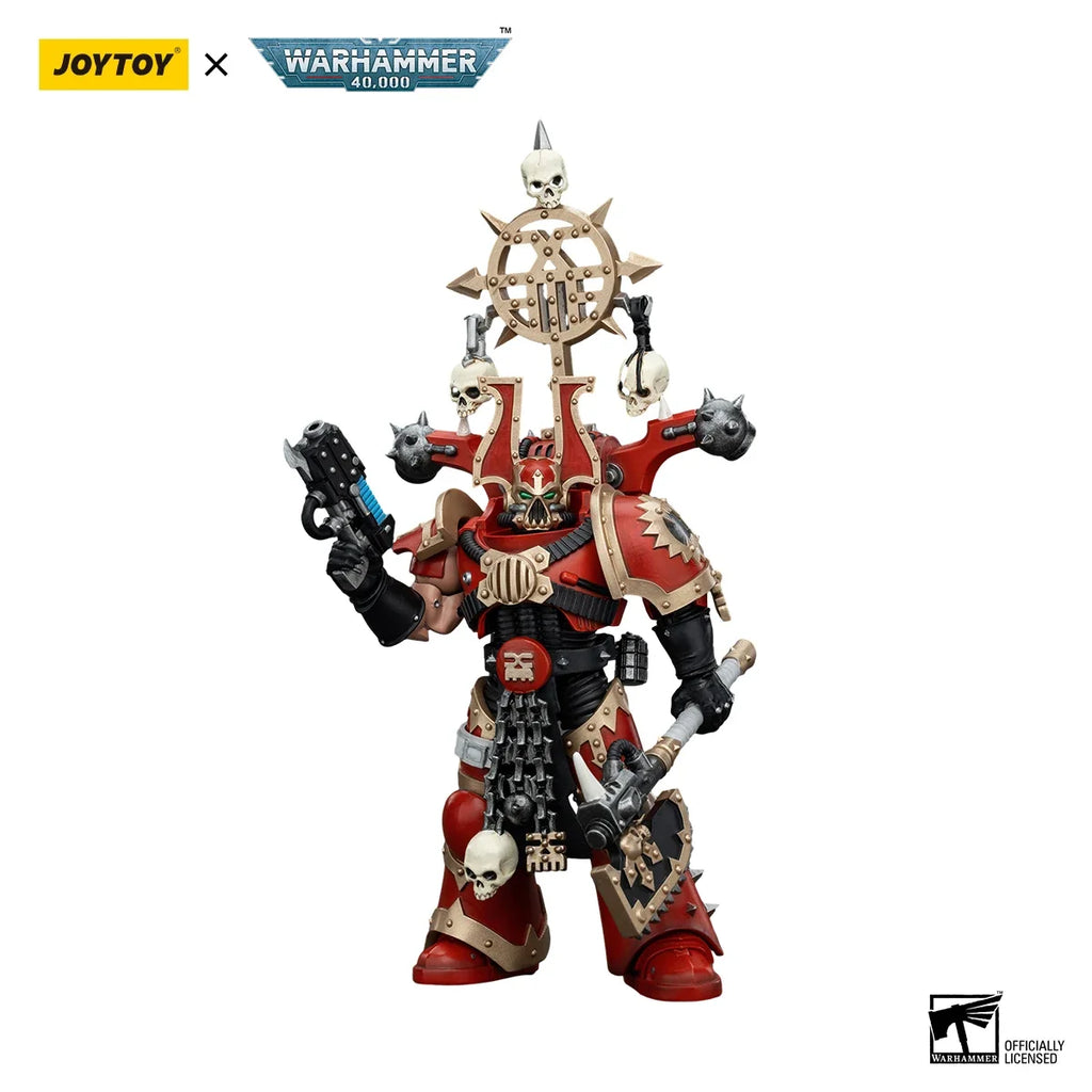【MT】JOYTOY Warhammer 40K World Eaters Khorne Berzerker 3PCS Anime Toy Model 1/18 Action Figure