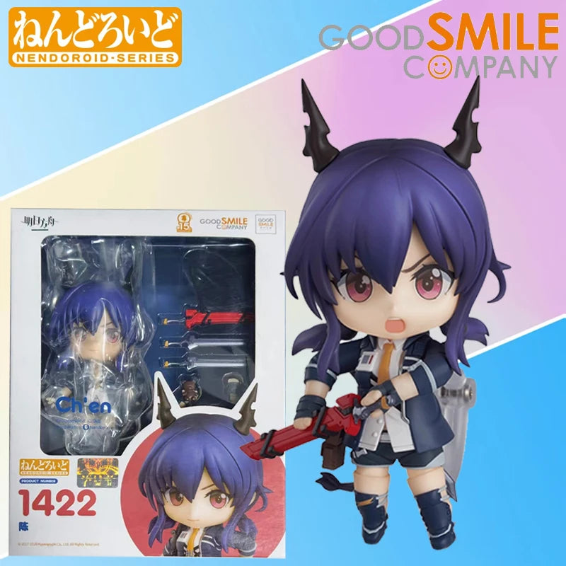 GSC Genuine Nendoroid Series Arknights Game Model 1422 Chen，1521  Eyjafjalla，1375 Finished Model Toys Collection