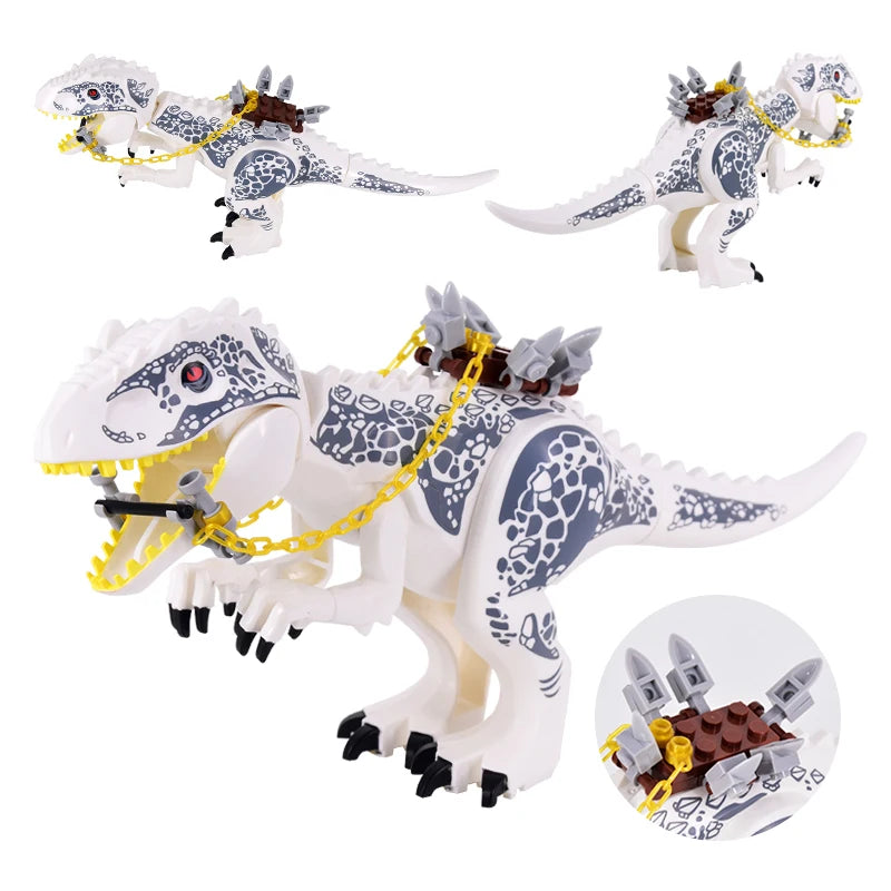 2025 New Jurassic Dinosaur Titanosaurus Dinosaur Seat Buildable Dino with Fortress Structure Ladders Flag
