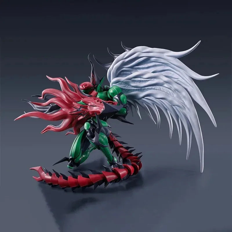 【In Stock】 Bandai Original S.H.MonsterArts Elemental HERO Flame Wingman Figure Finished Model kit  Anime full Action Toy Gift