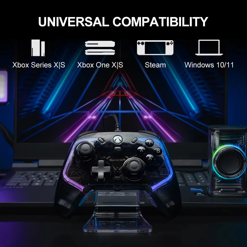 Gamesir Kaleid Wired Gamepad for Xbox Series X/S One Controller with Hall Effect Joysticks for PC Gaming