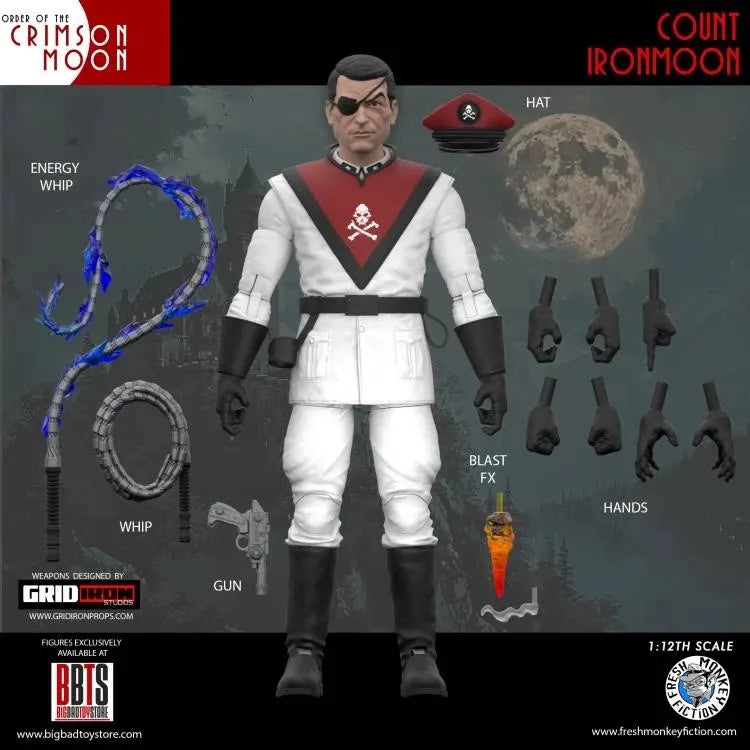 In Stock Fresh Monkey Fiction The Order Of The Crimson Moon Wave 1 1 12 Scale 6 Inch Action Figure Set General Cavalry Werewolf