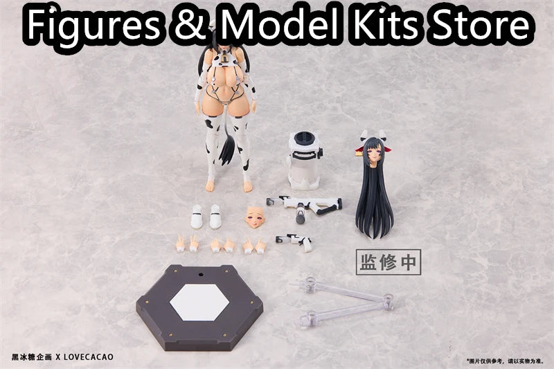 【Pre-Sale】 Black Candy Project Milky White Milk Cow Girl 1/12 Action Model Collectible Figure Toys