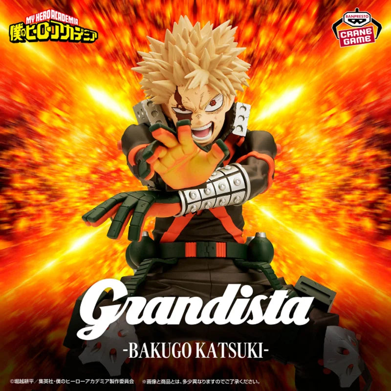 [Original] Genuine Bandai Banpresto My Hero Academia Illegals Grandista Bakugo Katsuki PVC Anime Figure Model Collector Figurine