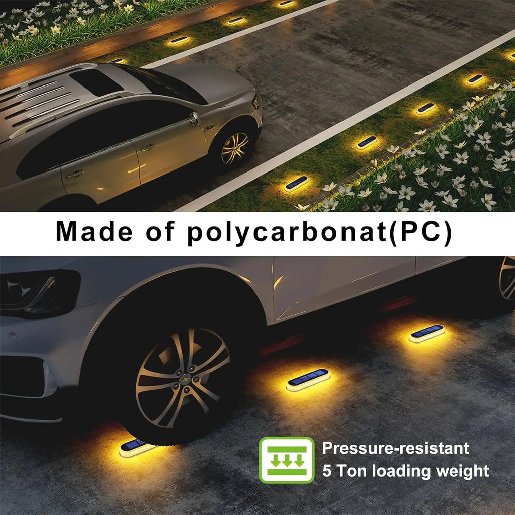 Quality Solar Step Lights Waterproof IP68 Warm White LED Path Lights Solar Powered Light Bar for Stairs Driveway Walkway Dock