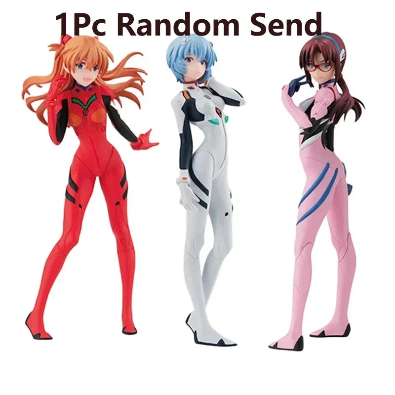Anime EVA Asuka Langley Soryu Ayanami Rei Figure Toy Model Collection Gift Desktop Decoration PVC Material Doll Ornaments
