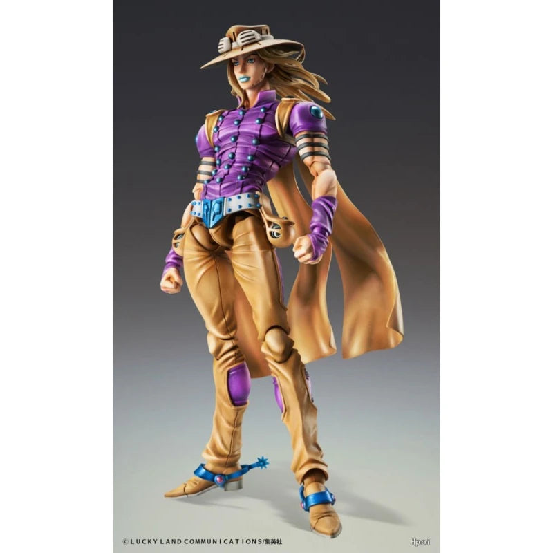 Official JoJo Gyro Zeppeli Ver.1.5 Action Figure Medicos Super Action Statue Steel Ball Run Gift Model Decoration Original
