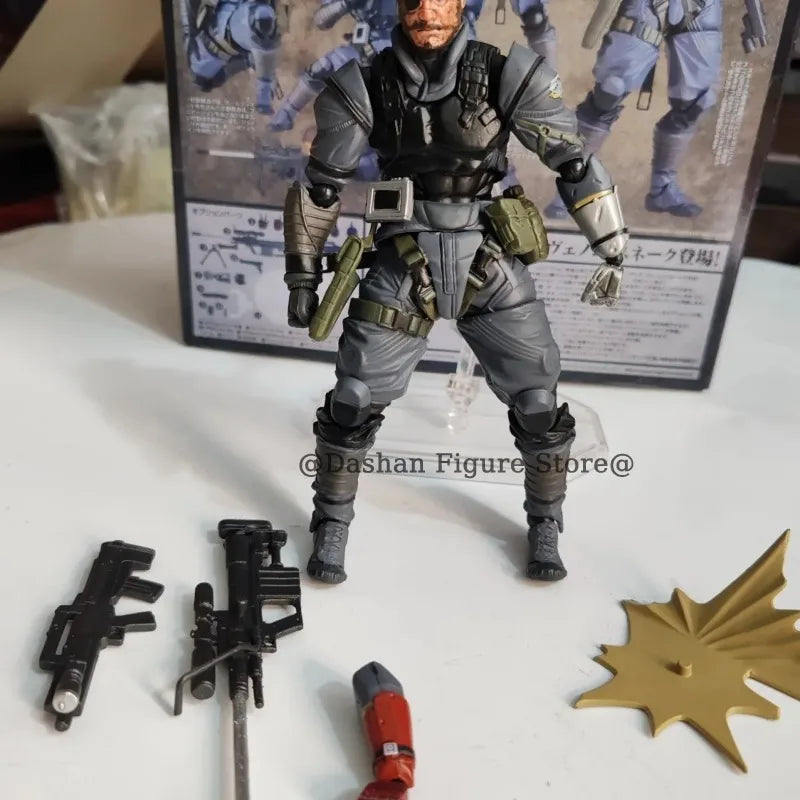 Kaiyodo Metal Gear Solid Venom Snake Action Figure Revoltech The Phantom Pain Snake Figurine PVC Movable Collection Model Toys
