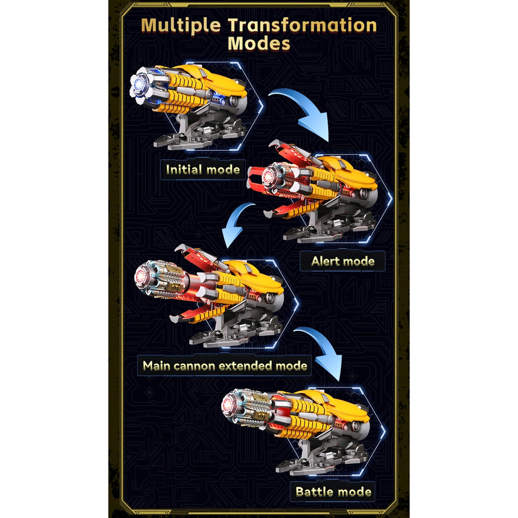 HIPLAY Killerbody Transformers BumbleBee Hand Cannon 1:1 Wearable KB20069-91 CosPlay