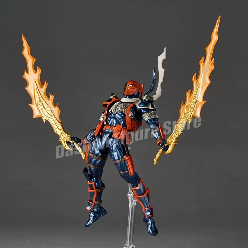 Revoltech Deathstroke Slade Joseph Wilson Action Figure Kaiyodo Amazing Yamaguchi Terminator Figures PVC Collection Model Toys