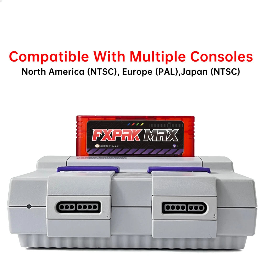 Latest FXPAK PRO MAX Firm1.11.0 For SNES NSTC/PAL Retro Console SFC Card Up To 200G RCT With Cyclone IV Hardware Game Everdrive
